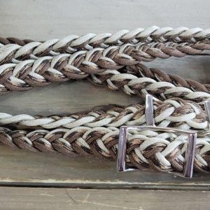 Braided loop reins