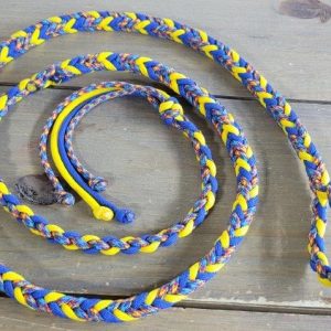 Barrel racing over and under whip